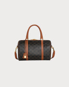 CELINE Triomphe Canvas Boston Bag | 赛琳 旅行袋 (啡色)