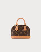LOUIS VUITTON M82717 Alma Bag Monogram Coated Canvas(Nano/Brown Monogram)