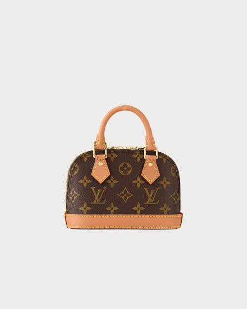 LOUIS VUITTON M82717 Alma Bag Monogram Coated Canvas(Nano/Brown Monogram)