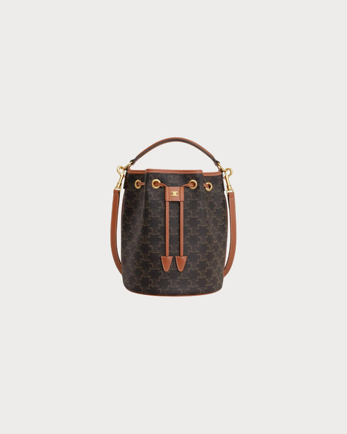 CELINE Clara Bag Canvas | 賽琳 水桶袋 (啡色)