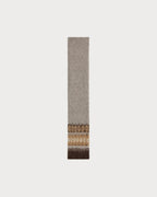 CELINE Scarf in brushed fair isle alpaca wool | 賽琳 頸巾 (米色)