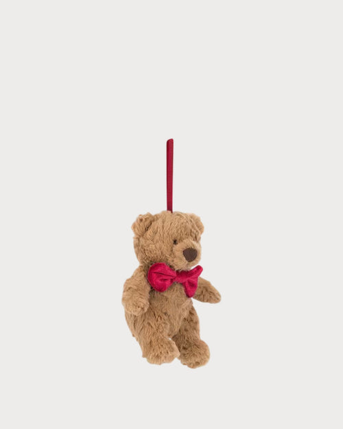 JELLYCAT Bartholomew Bear Tree Decoration | 熊仔聖誕樹掛飾 (啡色)