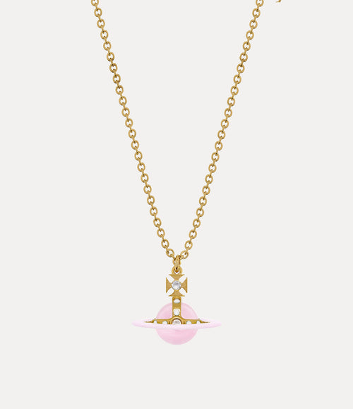 VIVIENNE WESTWOOD Petite Original Orb Pendant Necklace | 西太后 頸鏈 (粉紅色)