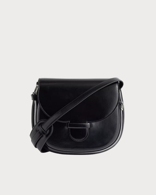 LEMAIRE Cartridge Sport Leather Shoulder Bag | 手袋 (黑色)