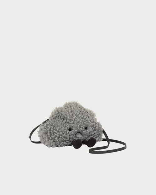 Jellycat Amuseables Storm Cloud Bag 绒毛玩具(灰色)