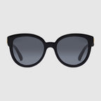GUCCI Cat-Eye Sunglasses Acetate(Noir)