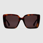 GUCCI Square Frame Sunglasses | Gucci Sunglasses (Multi-color)