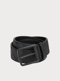 BOTTEGA VENETA (M) Intrecciato Belt Calfskin(2 Colors)