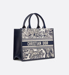 CHRISTIAN DIOR Medium Dior Book Tote | Dior Tote Bag (Medium/Blue)