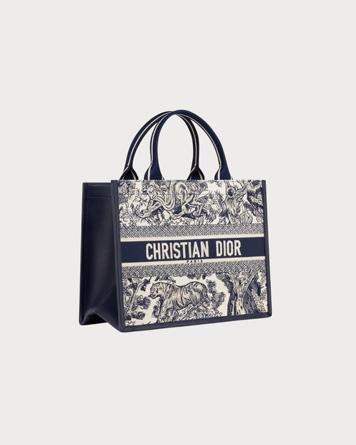 CHRISTIAN DIOR Medium Dior Book Tote | 迪奥手提袋(中码/蓝色)