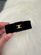 CELINE Le Soir Ribbon Hair Clip | Celine Hair Clip (Black)