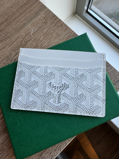 GOYARD Saint-Sulpice Card Wallet | 戈雅 卡套 (白色)