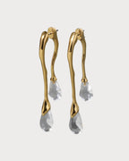 ALEXIS BITTAR Lucite Silver Front Back Double Drop Earring | 耳环(多色)
