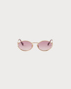 MIU MIU Logo Sunglasses Pink Beg Shaded Lenses | 繆繆 太陽眼鏡 (粉米漸層鏡片)