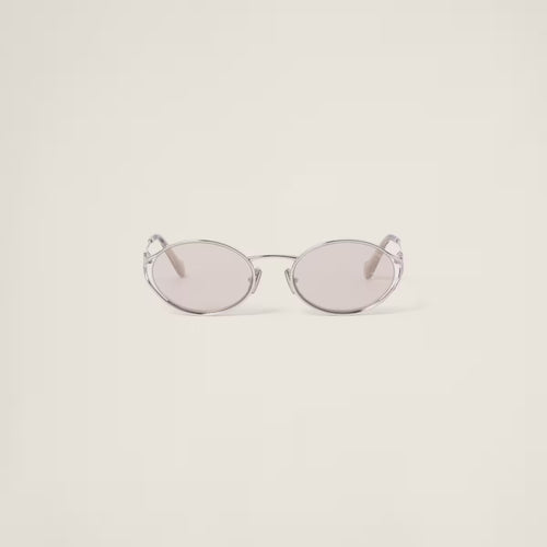 MIU MIU Logo Sunglasses Light Gold Lenses | 繆繆 太陽眼鏡 (淺金色鏡片)