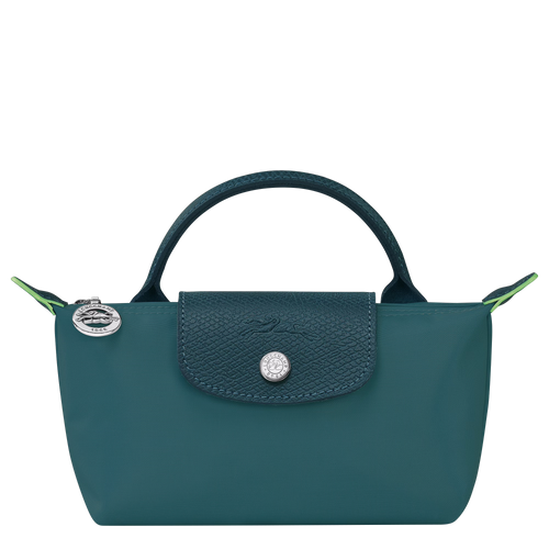 LONGCHAMP Le Pliage Green Pouch with Handle | Longchamp Mini Handbag (Multicolor)