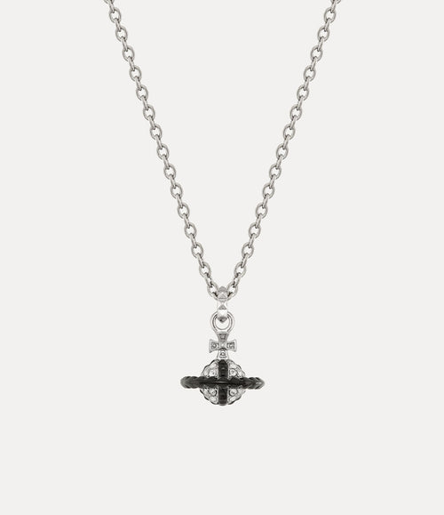VIVIENNE WESTWOOD Man Mayfair Small Orb Pendant Necklace | 西太后 男仕頸鏈 (銀色)