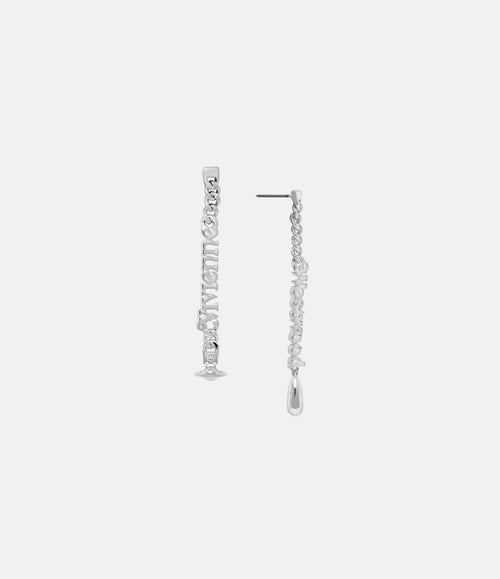 VIVIENNE WESTWOOD Millicent Platinum Earrings | Millicent Platinum Earrings (White Gold)