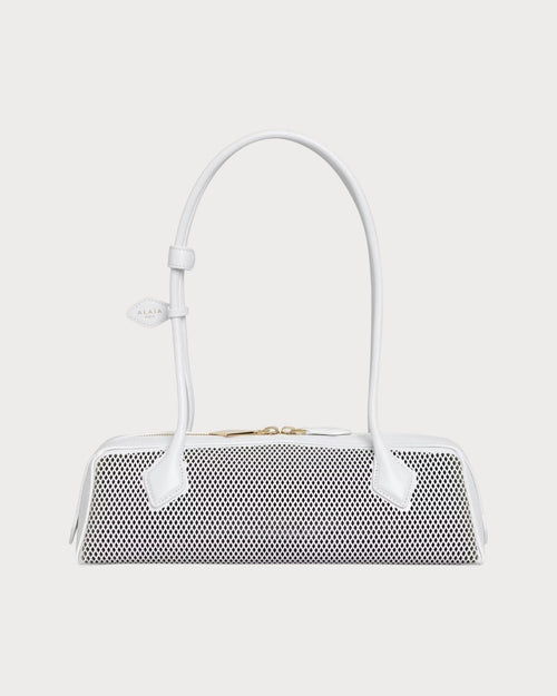 ALAIA Le Teckel Bag In Perforated Leather(Medium/White) - LONDONKELLY 英国名牌代购