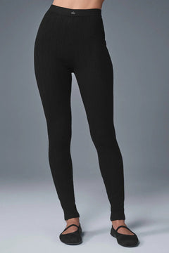 ALO YOGA Pointelle Sweater High - Waist Be Mine Legging | 鏤空針織高腰緊身褲 (多色) - LondonKelly 英國名牌代購