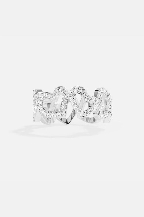 APM MONACO A23996OX Heart Ring | 愛心戒指 (銀色) - LondonKelly 英國名牌代購