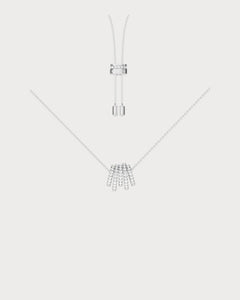 APM MONACO AC4693OX Hoop Silver Adjustable Necklace | 银色圆圈可调式项链 (多色) - LondonKelly 英国名牌代购