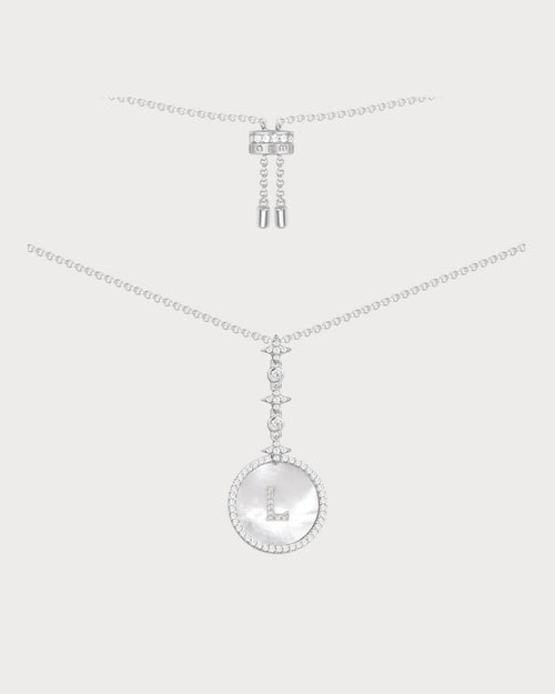 APM MONACO AC5794XNAA Alphabet Eternelle Adjustable Necklace | 可調式頸鏈 (銀色) - LondonKelly 英國名牌代購