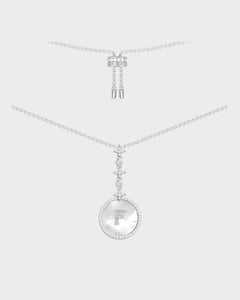 APM MONACO AC5794XNAA Alphabet Eternelle Adjustable Necklace | 可調式頸鏈 (銀色) - LondonKelly 英國名牌代購