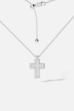 APM MONACO AC8082OX Pavé Cross Adjustable Necklace | 鋪鑽十字可調式頸鏈 (多色) - LondonKelly 英國名牌代購