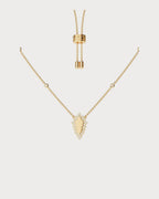 APM MONACO YC7872OX Eclat Adjustable Necklace | 可調式頸鏈 (金色) - LondonKelly 英國名牌代購