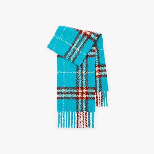 BURBERRY Check Alpaca Wool Blend Boucle Scarf | 博柏利 頸巾 (多色) - LondonKelly 英國名牌代購