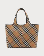 BURBERRY Medium Check Tote Sand | 博柏利 手提袋 (中码/啡色) - LONDONKELLY 英国名牌代购