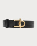 BURBERRY Leather Rocking Horse Belt Croc - Effect Black | 博柏利 鳄鱼纹皮皮带 (黑色) - LONDONKELLY 英国名牌代购