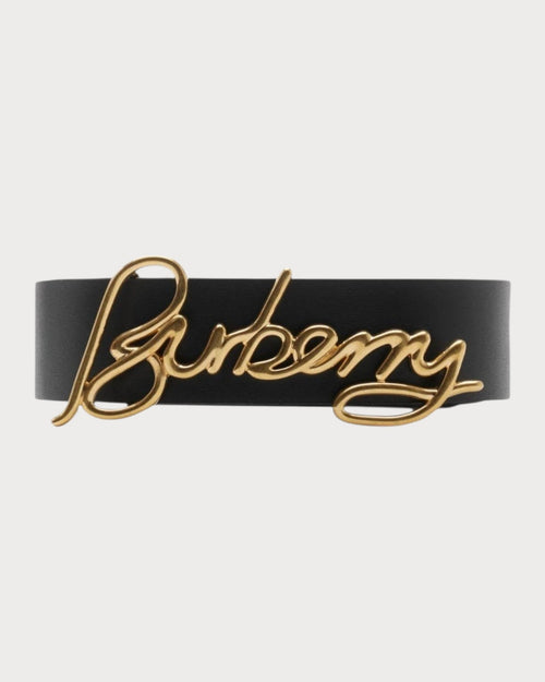 BURBERRY Reversible Leather Signature Belt Black/soap | 博柏利 双面皮带 (黑色) - LONDONKELLY 英国名牌代购