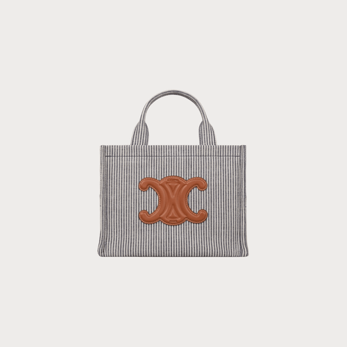 CELINE Cabas Thais Striped Textile(Small/Navy Blue) - LONDONKELLY 英國名牌代購