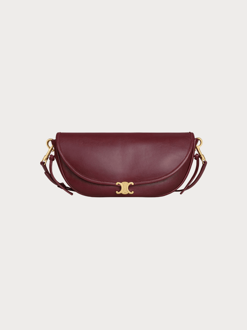 CELINE Halfmoon Soft Triomphe Supple Shiny Lambskin(Little/4 Colors) - LONDONKELLY 英國名牌代購