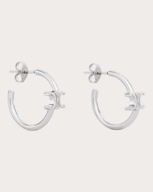 CELINE Triomphe Asymmetric Hoops Brass(2 Colors) - LONDONKELLY 英国名牌代购