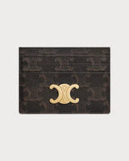 CELINE Triomphe Card Holder | 赛琳 卡套 (啡色老花) - LONDONKELLY 英国名牌代购