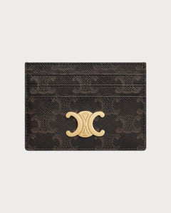 CELINE Triomphe Card Holder | 赛琳 卡套 (啡色老花) - LONDONKELLY 英国名牌代购