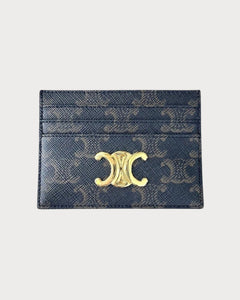 CELINE Triomphe Card Holder | 赛琳 卡套 (啡色老花) - LONDONKELLY 英国名牌代购