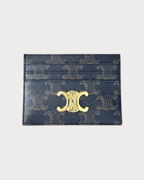 CELINE Triomphe Card Holder | 赛琳 卡套 (啡色老花) - LONDONKELLY 英国名牌代购