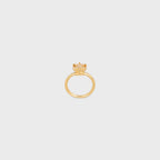 CELINE Triomphe Solitaire Sparkle Ring | 賽琳 戒指 (金色) - LondonKelly 英國名牌代購