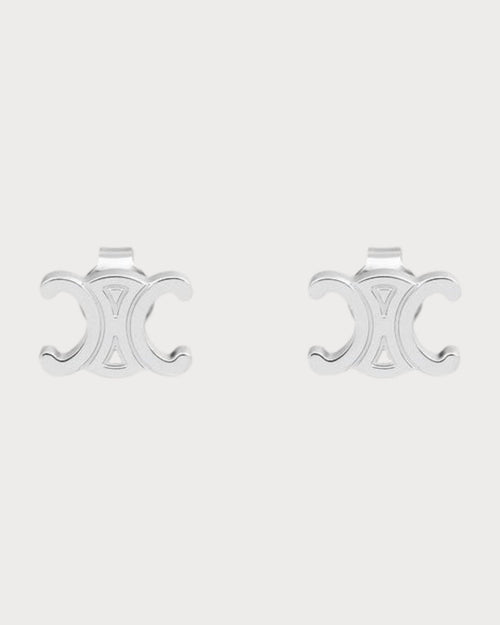 CELINE Triomphe Studs Earrings(2 Colors) - LONDONKELLY 英国名牌代购