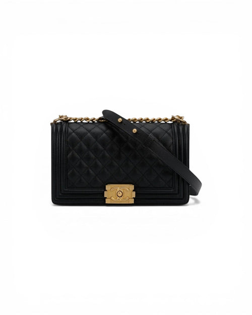 CHANEL A67085 Classic Small Boy Chanel Handbag | 香奈兒 手袋 (黑色) - LONDONKELLY 英國名牌代購