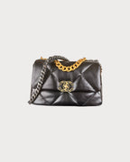 CHANEL AS1160 Small 19 Bag | 香奈儿 手袋 (黑色金扣) - LONDONKELLY 英国名牌代购