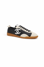 CHANEL G47125 Sneakers Calfskin & Embossed Suede Calfskin | 香奈兒 波鞋 (黑白色) - LONDONKELLY 英國名牌代購