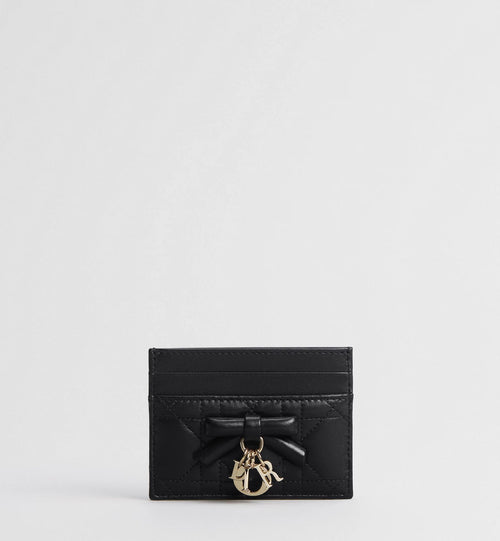 CHRISTIAN DIOR Lady Dior Freesia Card Holder | 迪奧 蝴蝶結卡套 (多色) - LondonKelly 英國名牌代購