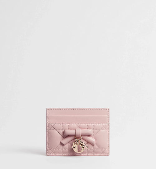 CHRISTIAN DIOR Lady Dior Freesia Card Holder | 迪奧 蝴蝶結卡套 (多色) - LondonKelly 英國名牌代購