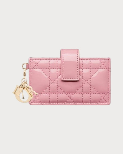 CHRISTIAN DIOR Lady Dior Jasmine Card Holder Calfskin | 迪奥 卡套银包 (多色) - LONDONKELLY 英国名牌代购