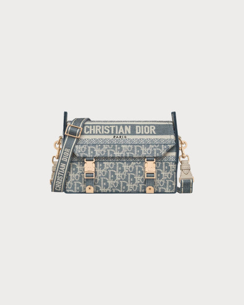 CHRISTIAN DIOR Small Diorcamp Bag | 迪奧 Camp郵差袋 (小碼/藍色老花) - LondonKelly 英國名牌代購